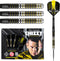 Harrows CHIZZY - Steeltip dartpijl - 90% Tungsten 24 g - ZwartGeelZilver