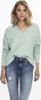 ONLY ONLGILJA - L/S V-neck Pullover - Ballonmouw - Maat XS