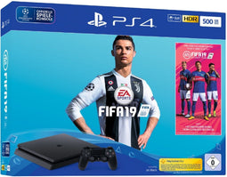 Sony PlayStation 4 Slim - Console bundel - 500GB - FIFA 19 - Zwart