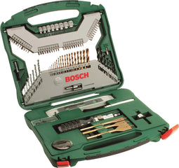 Bosch 100-delige X-Line Titanium accessoireset - Boor- en bitset - Inclusief HSS-TiN en hardmetalen boren (100 stuks)