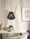 GOOD&MOJO Hanglamp Merapi - Bamboe Zwart - 30x30x30cm - Modern - Hanglampen Eetkamer, Slaapkamer, Woonkamer