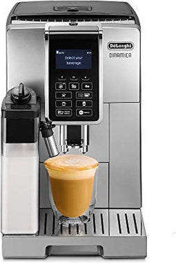 DeLonghi Dinamica ECAM 350.55.SB - Volautomatische espressomachine - Ingebouwde molen - Roestvrijstaal/Zwart