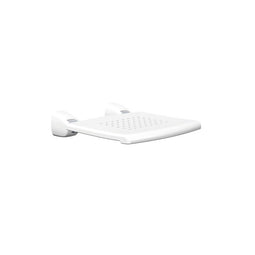 Able2 - Opklapbare douchezitting - Anti-slip kunststof - Mat wit 42 x 51 cm