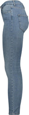 Pieces PCDELLY SKN MW CR LB124-BA/NOOS BC Dames Jeans - Skinny Fit - Stretch Denim - Maat XS