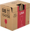 Secret de Gourmet Wijnglazen set Lina - doosje 6x stuks - chique glas - 41 CL - witte/rode/rose