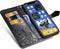 Hoesje Met Pasjeshouder Geschikt voor iPhone 12 Pro / 12 - Mandala Bookcase - Zwart