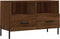 vidaXL - Tv-meubel - 80x36x50 - cm - bewerkt - hout - bruin - eikenkleur
