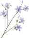 Silk-ka Kunstbloem-Zijden Bloem Clematis Tak Blauw 114 cm
