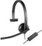 Logitech H570e - Headset - Mono USB-A Ruisonderdrukkend - Zwart