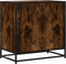 vidaXL - Ladekast - 70x41x70 - cm - bewerkt - hout - gerookt - eikenkleurig