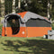 vidaXL - Tunneltent - 6-persoons - waterdicht - grijs - en - oranje