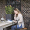 Capi Europe - Bloempot vierkant Smooth NL - 30x30 - Zwart - Opening Ø24 - Bloempot voor binnen en buiten - Levenslang garantie - Breukbestendig - 100% Recyclebaar - CO2 Neutraal geproduceerd - KBL902