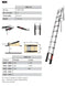 Telesteps Loft Line Maxi 10 - Zoldertrap - Aluminium - Lengte 1-3 m