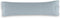Kussensloop Alexandra House Living Grijs 45 x 155 cm