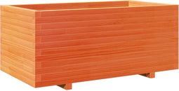 vidaXL - Plantenbak - 110x60x49,5 - cm - massief - grenenhout - wasbruin