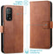 iMoshion Hoesje Geschikt voor Xiaomi Mi 10T Pro / Mi 10T Hoesje Met Pasjeshouder - iMoshion Luxe Bookcase - Bruin