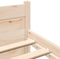 vidaXL - Bedframe - zonder - matras - massief - hout - 160x200 - cm