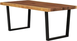 vidaXL - Salontafel - 102x54x41 - cm - massief - suarhout
