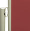 vidaXL - Windscherm - uittrekbaar - 117x300 - cm - rood