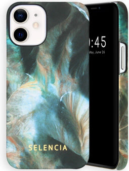 Selencia Hoesje Geschikt voor iPhone 12 Mini - Selencia Maya Fashion Backcover - zwart