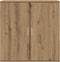vidaXL - Sideboard - Artisan - Eiken - 79x38x80 - cm - Geengineerd - Hout