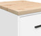 vidaXL - Garagekast - 40x51x85 - cm - massief - grenenhout - wit