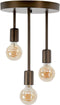 EGLO Wilmcote - Plafondlamp - E27 - 28 cm - Brons