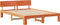 vidaXL - Bedframe - met - Gepersonaliseerd - Hoofdbord - Bruin - 150x200 - cm - Massief - Grenenhout