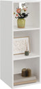 vidaXL Wandkast - 34,5x32,5x90 cm - bewerkt hout - hoogglans wit