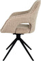 Kick draaistoel Zara - beige