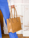 Berba Dames Leren Handtas Icons 885-115 Nude