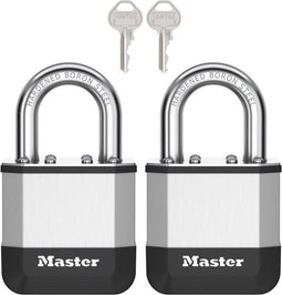Masterlock Elite - Hangslot - Weerbestendig - 45mm - Set van 2 (2 stuks)