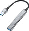Equip 128960 - USB Hub - 3x USB 2.0 type-A 1x USB 3.2 Gen 1 - Grijs