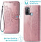 imoshion Hoesje Geschikt voor Oppo A53s / A53 Hoesje Met Pasjeshouder - imoshion Mandala Bookcase - Rosé Goud