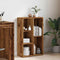 vidaXL - Boekenkast - 50x25x80 - cm - bewerkt - hout - oud - houtkleurig