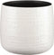 Mica Decorations Floyd Bloempot - H23,5 x Ø28 cm - Wit
