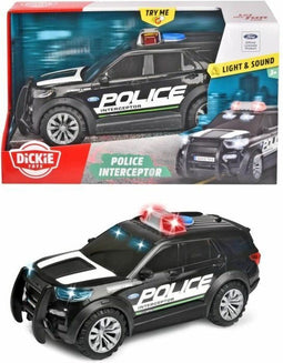 Dickie Toys Politie Auto Interceptor met Licht en Geluid