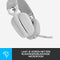 Logitech Zone Vibe 100 - Draadloze Over-Ear Headset - Ruisonderdrukkende Microfoon - Wit
