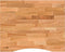 vidaXL - Bureaublad - rechthoekig - 100x80x2,5 - cm - eikenhout - lichtbruin