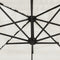 vidaXL - Parasol - met - stalen - paal - 269x269x235 - cm - wit