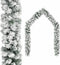 vidaXL - Kerstslinger - met - sneeuw - 5 - m - PVC - groen