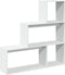 vidaXL - Kamerscherm - / - boekenkast - 3-laags - 123x29x123 - cm - bewerkt - hout - wit