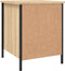 vidaXL - Nachtkastje - 40x42x50 - cm - bewerkt - hout - sonoma - eikenkleurig