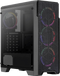 Aerocool Ore Saturn - Midi Tower - Gehard glas - Zwart
