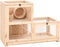 vidaXL - Hamsterkooi - 81x40x60 - cm - massief - vurenhout