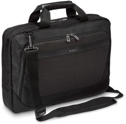 Targus CitySmart TBT914EU - Slimline Topload Schoudertas 14-15,6 inch - Zwart/grijs