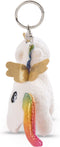 Nici Sleutelhanger Unicorn Yang 9 X 10 Cm Polyester Wit/goud