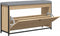 vidaXL - Schoenenbankje - met - klaplade - 102x32x56 - cm - sonoma - eikenkleurig