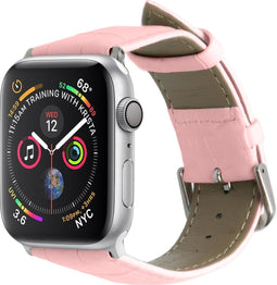 iMoshion Krokodil Lederen bandje met gespsluiting Apple Watch Series 1 / 2 / 3 / 4 / 5 / 6 / 7 / 8 / 9 / SE / Ultra (2) - 42 / 44 / 45 / 49 mm