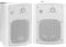 vidaXL Stereoluidsprekers wandmontage 2 st 100 W wit